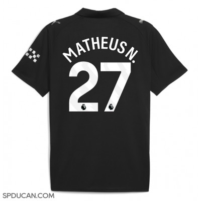 Muški Nogometni Dres Manchester City Matheus Nunes #27 Gostujuci 2025-26 Kratak Rukav Muški Nogometni Dres Manchester City Matheus Nunes #27 Gostujuci 2025-26 Kratak Rukav